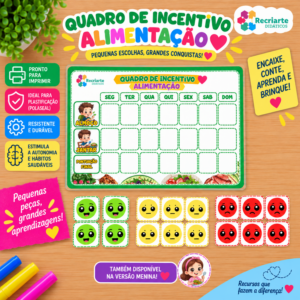 Quadro de incentivo a alimentação